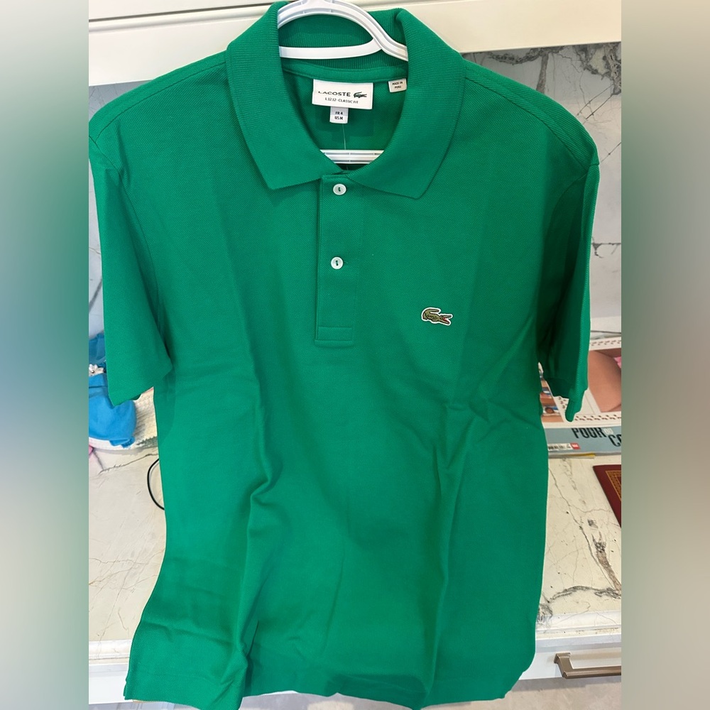 Lacoste Men's Vibrant Green Polo Shirt
